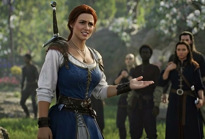 性感大雷！Grok换脸《神鬼寓言：重启版》女主