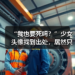 “我也要死吗？”少女头像找到出处，居然只是一场炒作骗局？（图1）