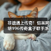 非遗遇上传奇！恺英网络996传奇盒子联手浙江文交所启动“了不起的传奇人”项目（图1）