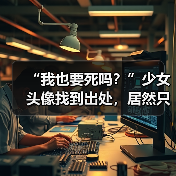 “我也要死吗？”少女头像找到出处，居然只是一场炒作骗局？（图4）