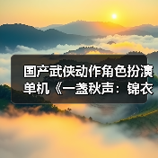 国产武侠动作角色扮演单机《一盏秋声：锦衣