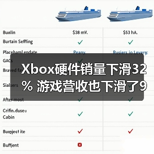 Xbox硬件销量下滑32% 游戏营收也下滑了9%(图2) Xbox硬件销量下滑32% 游戏营收也下滑了9%(图2)