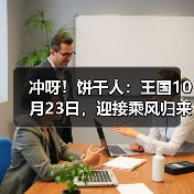 冲呀！饼干人：王国10月23日，迎接乘风归来的温暖雪花。（图4）