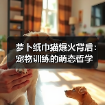 萝卜纸巾猫爆火背后：宠物训练的萌态哲学