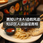 高知UP主AI造假风波：知识区人设崩塌真