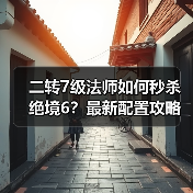 二转7级法师如何秒杀绝境6?最新配置攻略揭秘(图2) 二转7级法师如何秒杀绝境6?最新配置攻略揭秘(图2)