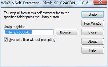 理光Ricoh Aficio sp c240dn打印机驱动 v1.14官方版