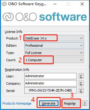O&O DiskErase磁盘清理工具 v14.7.610