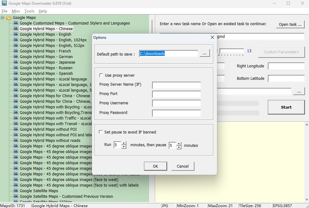 Google Maps Downloader 8.887 Google Maps Downloader