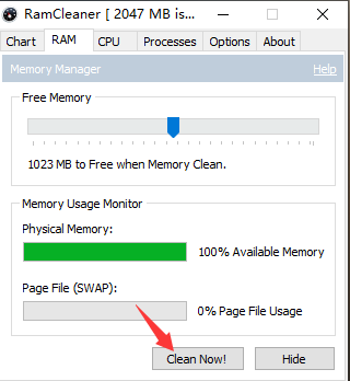 RamCleaner(内存优化整理软件) v7.2官方版