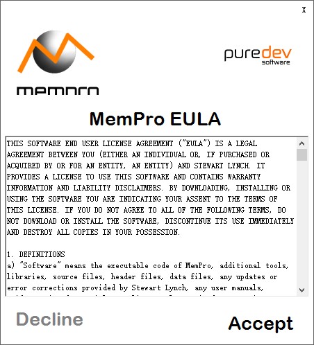 Puredev MemPro官方版(内存分析工具) v1.6.3.0官方版