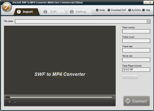 iPixSoft SWF to MP4 Converter 2.4.5